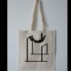 Budget Calico Tote Bag Thumbnail