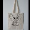 Budget Calico Tote Bag Thumbnail