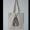 Budget Calico Tote Bag Thumbnail