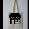 Budget Calico Tote Bag Thumbnail