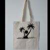 Budget Calico Tote Bag Thumbnail