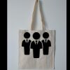 Budget Calico Tote Bag Thumbnail