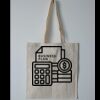 Budget Calico Tote Bag Thumbnail