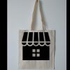 Budget Calico Tote Bag Thumbnail