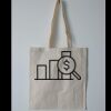 Budget Calico Tote Bag Thumbnail