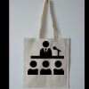 Budget Calico Tote Bag Thumbnail