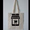 Budget Calico Tote Bag Thumbnail