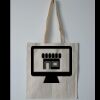 Budget Calico Tote Bag Thumbnail