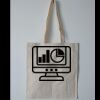 Budget Calico Tote Bag Thumbnail