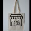 Budget Calico Tote Bag Thumbnail