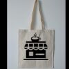 Budget Calico Tote Bag Thumbnail