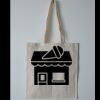 Budget Calico Tote Bag Thumbnail