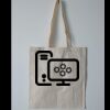 Budget Calico Tote Bag Thumbnail