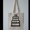 Budget Calico Tote Bag Thumbnail