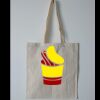Budget Calico Tote Bag Thumbnail