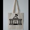 Budget Calico Tote Bag Thumbnail