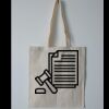 Budget Calico Tote Bag Thumbnail