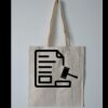 Budget Calico Tote Bag Thumbnail