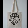Budget Calico Tote Bag Thumbnail