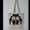 Budget Calico Tote Bag Thumbnail