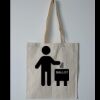 Budget Calico Tote Bag Thumbnail