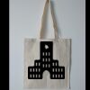 Budget Calico Tote Bag Thumbnail
