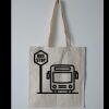 Budget Calico Tote Bag Thumbnail