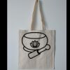 Budget Calico Tote Bag Thumbnail