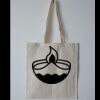 Budget Calico Tote Bag Thumbnail