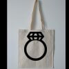 Budget Calico Tote Bag Thumbnail