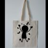 Budget Calico Tote Bag Thumbnail