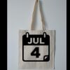 Budget Calico Tote Bag Thumbnail